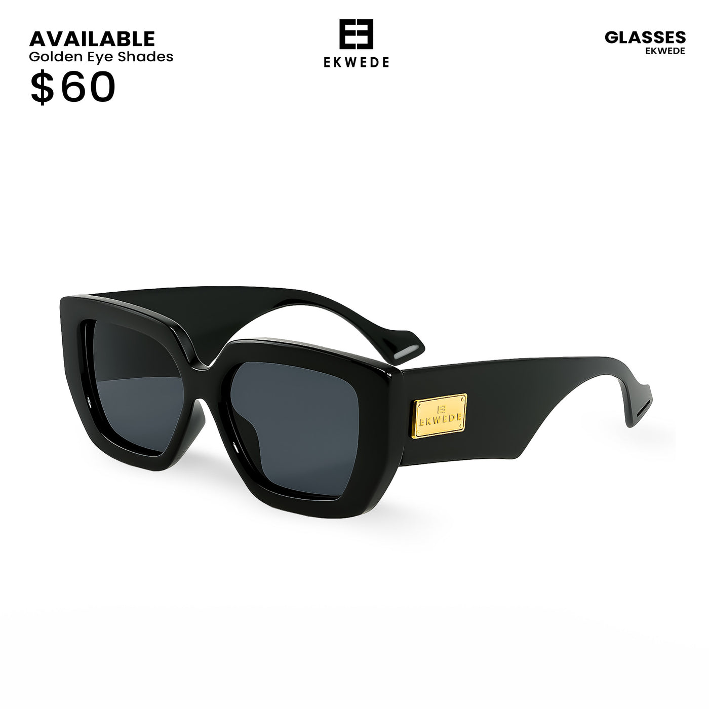 Ekwede Golden Eye Shades – Premium Statement Frames